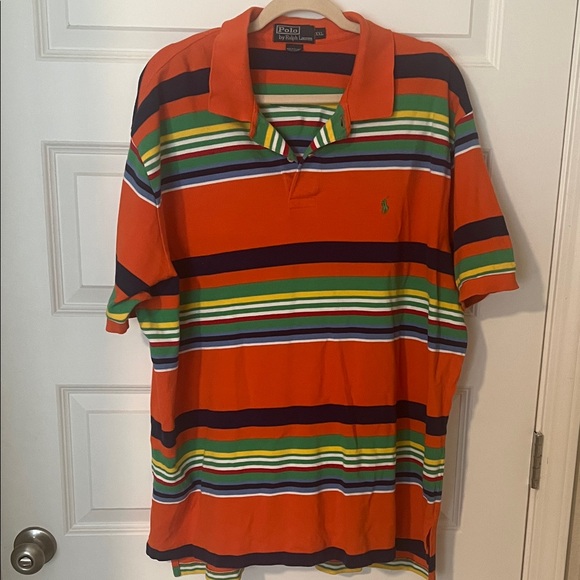 Polo by Ralph Lauren Men's Multicolor Striped Polo Shirt - Picture 1 of 9